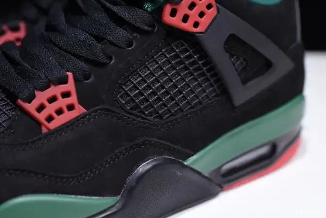 One Kick AQ3816-063 Jordan NRG 4 Gorge Black Green-Varsity Air Red GUCC 0604